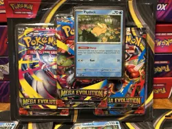 Pokemon Mega Evolution 3 Pack Blister Psyduck / Golduck Promo (Lot of 4) - Image 2
