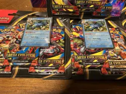 Pokemon Mega Evolution 3 Pack Blister Psyduck / Golduck Promo (Lot of 4) - Image 3