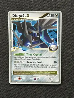 Dialga LV. X 122/127 Platinum Ultra Rare Holo Pokemon Card - Image 1