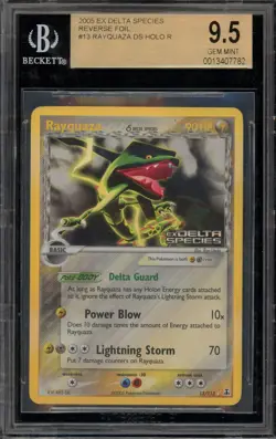 Pokemon Rayquaza EX Delta Species Reverse Holo Rare #13 BGS 9.5 - Image 1