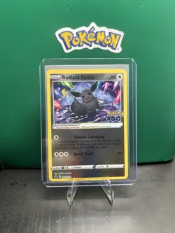 Pokemon TCG Radiant Eevee SWSH230 Holo Black Star Promo Card - NEAR MINT - Image 3