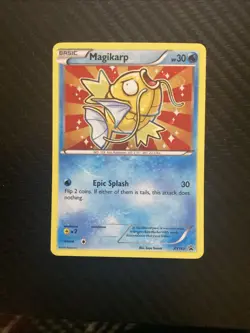 Pokemon TCG Shiny Magikarp Black Star Promo Card XY143 HP - Image 1