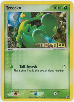 Treecko 70/106 - EX Emerald - Pokemon Card TCG Holo - Image 1