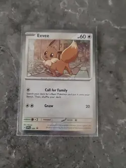 Eevee 200 Black Star Promo Destined Rivals Pokemon Card NM + Zarude 199 - Image 2