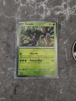 Eevee 200 Black Star Promo Destined Rivals Pokemon Card NM + Zarude 199 - Image 3