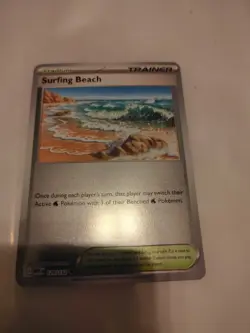 Reverse Holo Surfing Beach #129/132 Uncommon ME01: Mega Evolution Pokemon - Image 1