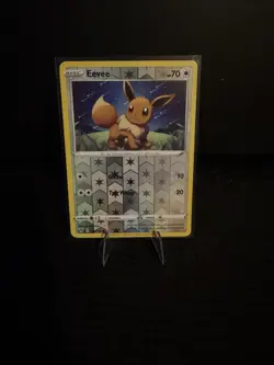 Pokemon Card Eevee 130/185 Reverse Holo 2020 Vivid Voltage NM-Mint - Image 1