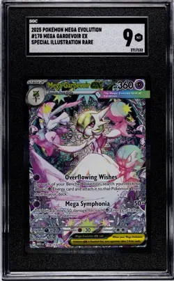 2025 Pokemon Mega Evolution Mega Gardevoir EX #178 Special Illustration Rare - Image 1