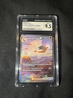 CGC 9.5 Charizard Ex SIR Scarlet & Violet 151 2023 Pokemon Card 199/165 - Image 1