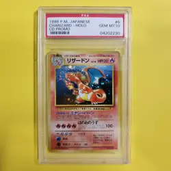 Pokemon Charizard ? PSA 10 GEM MINT ? CD Promo #006 1998 Japanese Holo Rare - Image 1
