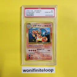 Pokemon Charizard ? PSA 10 GEM MINT ? CD Promo #006 1998 Japanese Holo Rare - Image 2