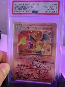 Pokemon Mitsuhiro Arita Signed Charizard PSA Auto 10 Japanese Classic Collection - Image 2