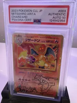 Pokemon Mitsuhiro Arita Signed Charizard PSA Auto 10 Japanese Classic Collection - Image 4