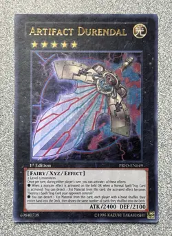 Artifact Durendal PRIO-EN049 Primal Origin Ultra Rare 1st Edition VLP - Image 1
