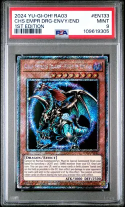 2024 1ST ED #EN133 CHAOS EMPEROR DRAGON - ENVOY OF THE END PSA 9 - Image 1