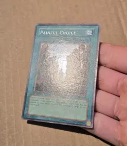 Yugioh Painful Choice 1st Edition MRL-049 Magic Ruler Super Rare MP - Image 4