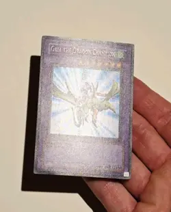 Yugioh Gaia The Dragon Champion LOB-125 Reverse Secret Misprint LP - Image 4