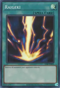 Yugioh! LP Raigeki - LOB-EN053 - Super Rare - Unlimited 25th Anniversary Edition - Image 1