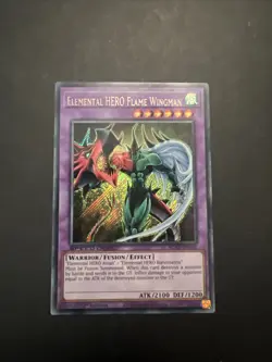 Elemental HERO Flame Wingman (Secret Rare) SGX1-ENA21 Speed Duel GX: Duel... - Image 1