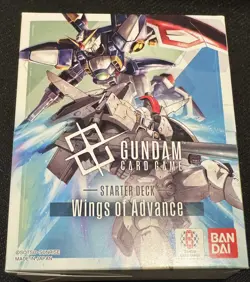 Gundam Card Game Starter Deck ST02 Wings Of Advance English Sealed - Image 1
