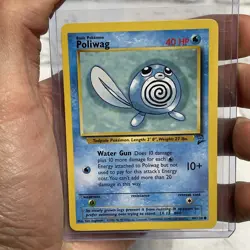 Pokemon TCG Poliwag 88/130 Base Set 2 Unlimited Regular Common Card WOTC NM Vtg - Image 1