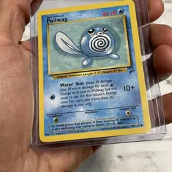 Pokemon TCG Poliwag 88/130 Base Set 2 Unlimited Regular Common Card WOTC NM Vtg - Image 2