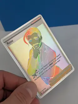 Rose 196/189 SWSH03: Darkness Ablaze Rainbow Secret Rare Pokemon Card - Image 3