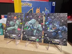 Machop, Machoke, Machamp - 2024 Card Database 1 Cracked Ice Holo US Seller - Image 3