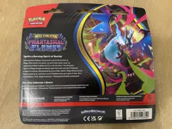 Pokemon TCG Phantasmal Flames 3-Pack Blister Card Weavile Promo NEW/Sealed - Image 2