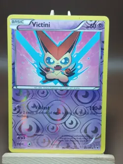 HP Victini 43/101 Noble Victories Reverse Holo Rare Pokemon Card - Image 1