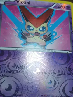 HP Victini 43/101 Noble Victories Reverse Holo Rare Pokemon Card - Image 2
