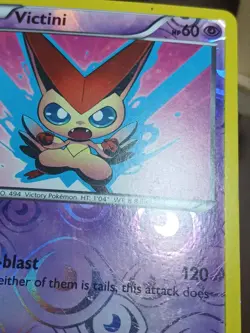HP Victini 43/101 Noble Victories Reverse Holo Rare Pokemon Card - Image 3
