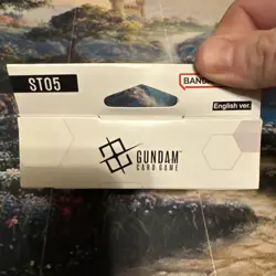 SEALED NEW Gundam Trading Card Game Starter Deck 05: Iron Bloom ST05 - IN HAND - Image 4