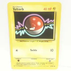 Voltorb 67/102 Base Set WOTC 1999 Vintage Pokemon Card LP Common Electric - Image 1