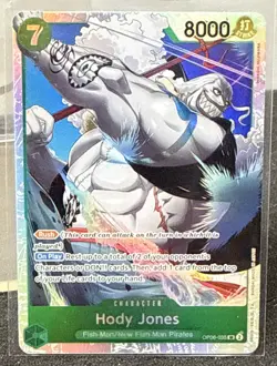 Hody Jones OP06-035 SR One Piece Card Game Wings Of The Captain English NM Foil - Image 1