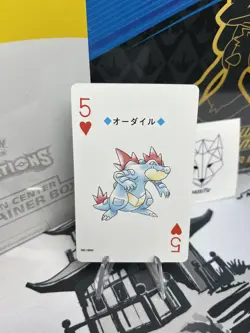 Feraligatr 5 of Hearts Pokemon Card - 1999/2000 Silver/Lugia- No. 160 NM - Image 1