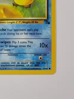 Pokemon card 1st edition Psyduck 53/62 Fossil Regular US - Image 5