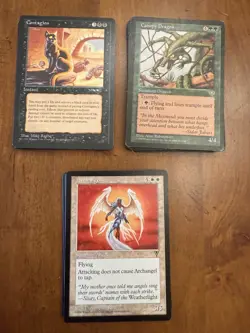 Magic the Gathering MTG 70+ cards, 1996: Visions, Mirage, Alliances - Image 1