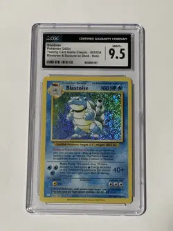 POKEMON CGC 9.5 Blastoise 003/034 2023 Trading Card Game Classic CLB ENGLISH - Image 1