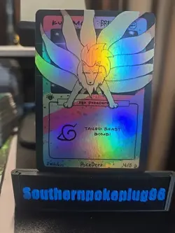 1st Edition Pokederp 2 Breakout Kurama Holo - Ninetales 4/8 Custom Derpy Card - Image 1