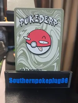 1st Edition Pokederp 2 Breakout Kurama Holo - Ninetales 4/8 Custom Derpy Card - Image 2