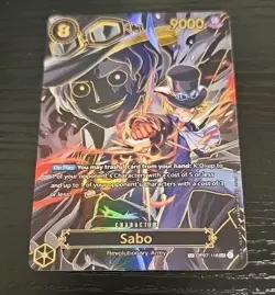 One Piece English Sabo - OP07-118 (SP) - Carrying On His Will (OP13 NM Card - Image 1
