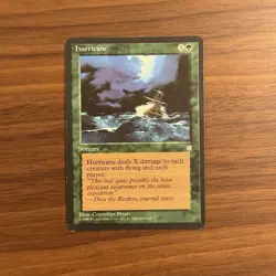 Hurricane LP Ice Age 1995 Magic the Gathering Card MTG TCG - Image 1