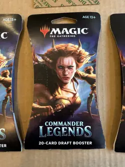 Magic:The Gathering. Commander Legends Draft Booster Packs. Lot Of 3. Factory Se - Image 3