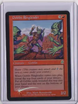 Magic: The Gathering Goblin Ringleader Apocalypse Foil (LP) - Image 1