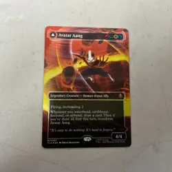 Avatar Aang (Raised Foil) Avatar: The Last Airbender Foil - Image 2