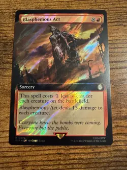 MTG Magic The Gathering Blasphemous Act SURGE FOIL VERY tough Pull! - Image 1