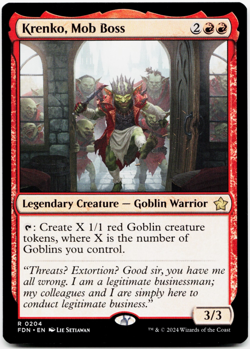 Krenko, Mob Boss [Foundations] MTG Magic - NM/M ?? - Image 3