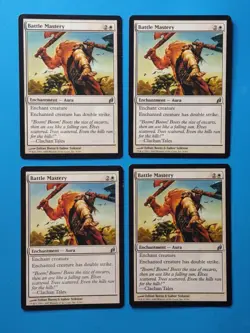 MTG 4x Battle Mastery x4 LP Lorwyn Magic Playset - Image 1