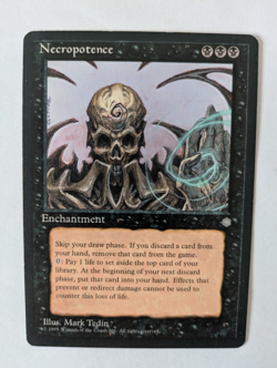 necropotence Ice Age MTG Exc Free shipping with tracking - Image 1